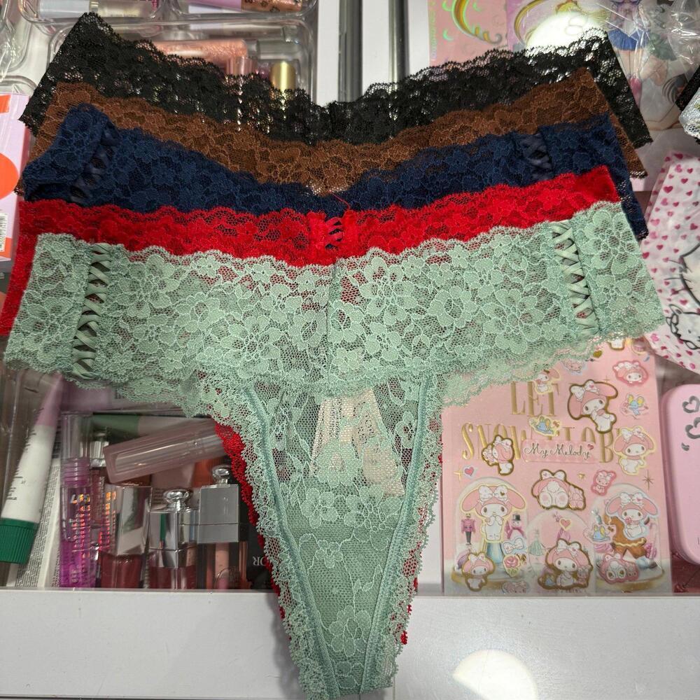Victorias Secret Lace Thong Panties